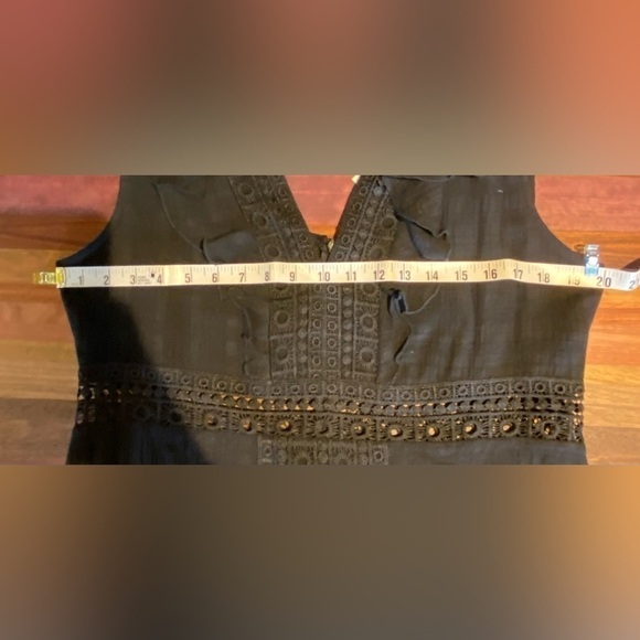 Allegra Crochet Flutter Sleeve Mini Dress - Picture 7 of 10